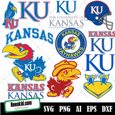 Kansas Jayhawks Ncaa Sport Team Logo Football Svg, Eps, Ai,Dxf, Png, Svg Sport Team