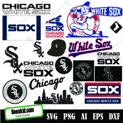 Chicago White Sox Svg, Chicago White Sox Cut Files, Svg Files, Baseball Clipart, Cricut Chicago White Sox Cutting Files, Baseball Dxf, Clipart, Instant Download