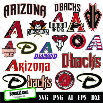 Arizona Diamondbacks Svg, Arizona Diamondbacks Cut Files, Svg Files, Baseball Clipart, Cricut Diamondbacks, Cutting Files, Baseball Dxf, Clipart, Instant Download