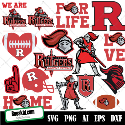 Rutgers Scarlet Knights Svg, Png, Rutgers Scarlet Knights Svg Bundle, Ncaa Svg, Dxf, Png