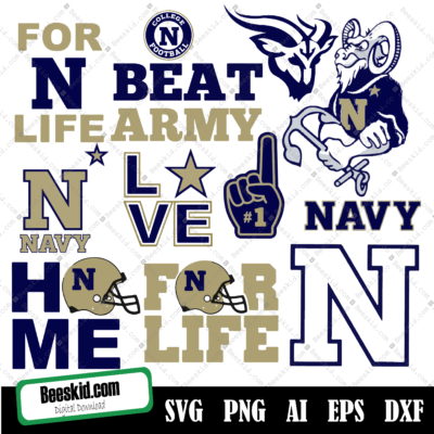 Navy Midshipmen Football Team svg, Navy Midshipmen Svg, NCAA SVG, Logo Svg, Png, Football Vector, Instant Download
