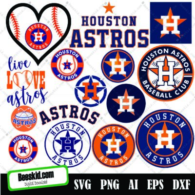 Houston Astros Svg Bundle - Houston Astros Clipart - Houston Astros Vector - Cricut - Download - Cut File - Silhouette Cameo - Cricut