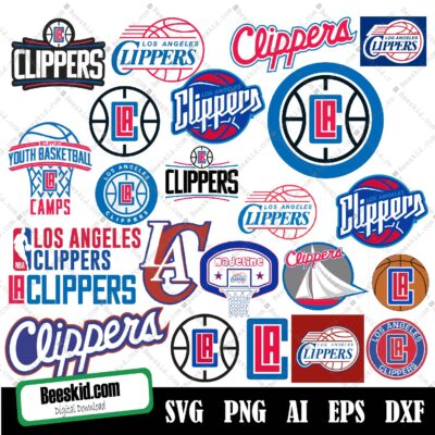 Los Angeles Clippers, Basketball Team, Bundle SVG, Los Angeles, Clippers svg, NBA Svg, Png, Dxf, Bundle, Digital Download