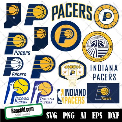 Indiana Pacers Svg Bundle, Svg File For Cricut, Layered Svg, Clipart, Cut File, Png, Cutting File, Silhouette