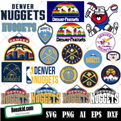 Denver Nuggets Svg Bundle, Svg File For Cricut, Layered Svg, Clipart, Cut File, Png, Cutting File, Silhouette