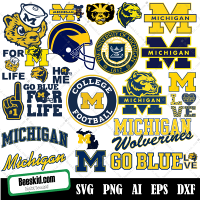 Michigan Wolverines Svg, Michigan Wolverines Logo, Png, Dxf, Eps, Ncaa