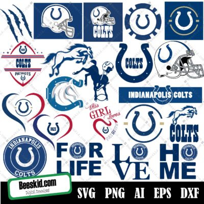 Designs Indianapolis Colts Football Svg Bundle, Sport Svg, Indianapolis Colts, Colts Svg, Colts Logo Svg, Love Colts Svg