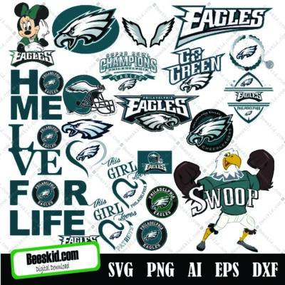 Designs Philadelphia Eagles Svg Bundle, Sport Svg, Philadelphia Eagles, Eagles Svg, Eagles Logo Svg, Eagles Football Svg