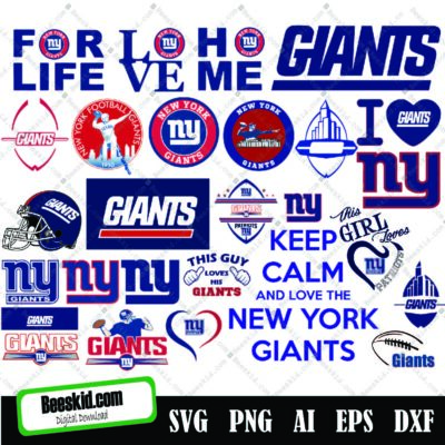Designs New York Giants Football Svg Bundle, Sport Svg, New York Giants, NY Giants Svg, Giants Logo Svg, Love Giants Svg