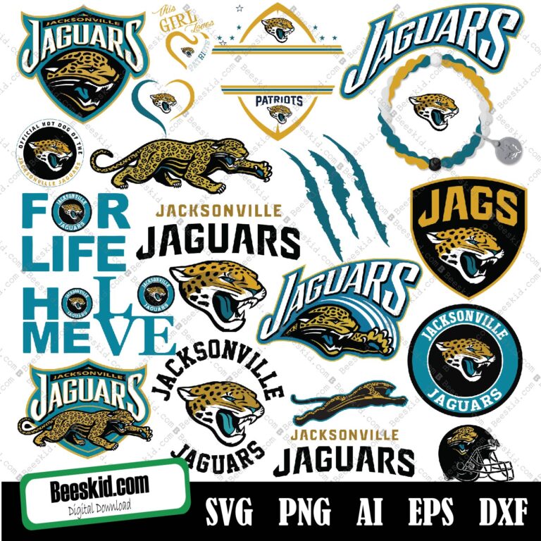 Designs Jacksonville Jaguars Logos Svg Bundle, Nfl Football Svg ...