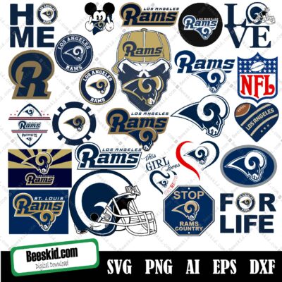 Los Angeles Rams svg, Los Angeles Rams Football Teams Svg, Bundle Svg Files, NFL Teams svg, NFL Svg, Png, Dxf, Eps, Instant Download