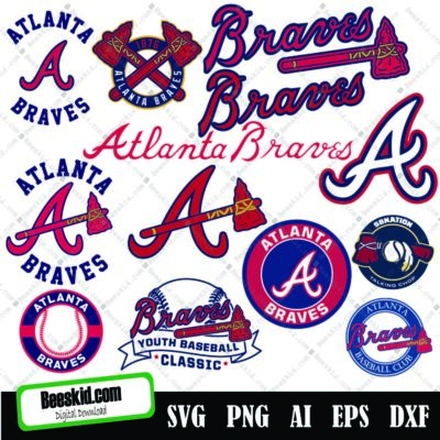 Atlanta Braves Svg, Atlanta Braves Cut Files, Svg Files, Baseball Clipart, Cricut Contains Dxf, Eps, Svg, Jpg, Png And Pdf Files. Instant Download