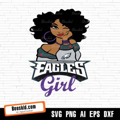 Philadelphia Eagles Girl Svg, Nfl Svg, Cricut File, Svg, Football Svg