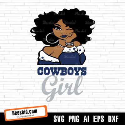 Cowboys Girl Svg, Cowboys Logo Svg, Nfl Girls Svg, Football Svg