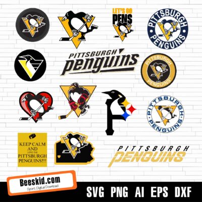 Pittsburgh Penguins Svg, Pittsburgh Penguins Cricut, Pittsburgh Penguins Digital, Pittsburgh Penguins Printables