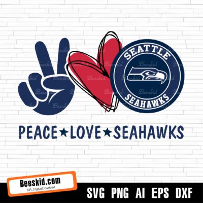 Peace Love Seattle Seahawks Svg, Sport Svg, Football Svg, Football Teams Svg, Nfl Svg, Seattle Seahawks Svg, Seahawks Football Team,Seahawks