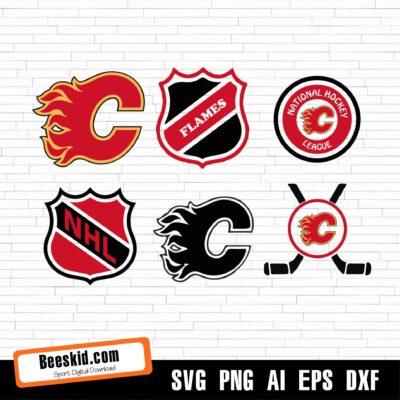Calgary Flames Svg,Calgary Flames Cricut,Calgary Flames Digital, Calgary Flames Printables