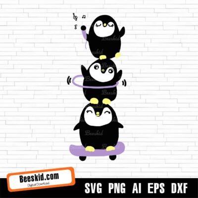 Cute Penguin Svg File