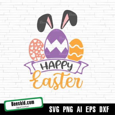 Happy Easter Svg