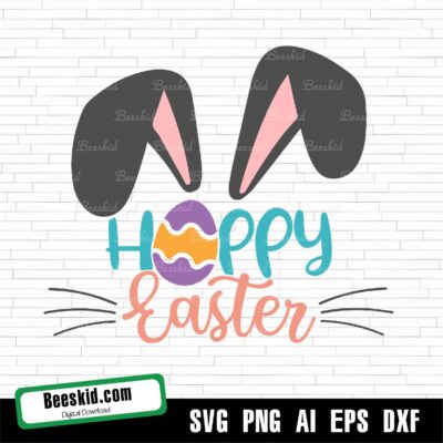 Hoppy Easter Svg