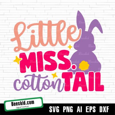 Little Miss Cotton Tail Svg