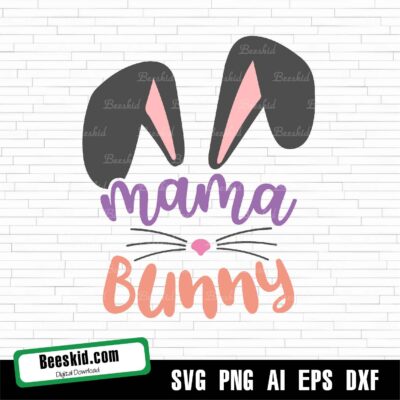 Mama Bunny Svg