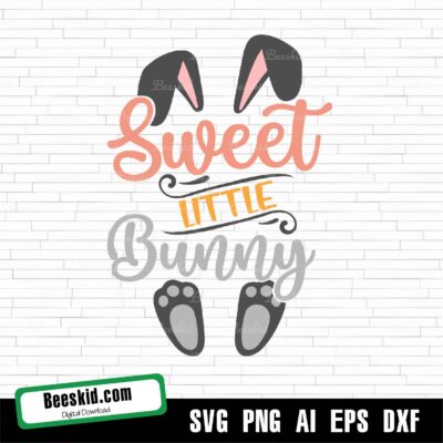 Sweet Little Bunny Svg
