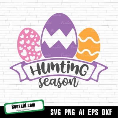 Egg Hunting Season Svg
