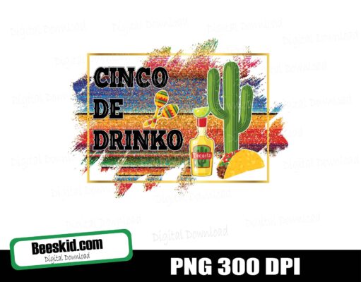 Cinco De Mayo Tequila Cactus Taco Sub Sublimation, Taco Png Design, Cut File Silhouette And Cricut, Instant Download
