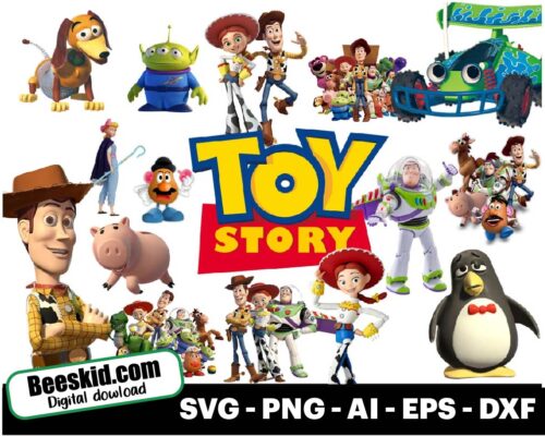 Toy Story svg bundle, Toy Story svg, Toy Story clipart, Woody svg, Forky svg, Toy Story cut file