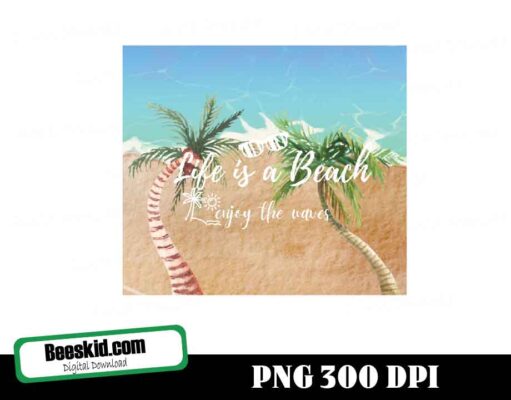 Life Is Better At The Beach Png, Life Is Better Svg, Beach Svg, Palm Trees Svg, Cricut Svg, Dxf, Png, Eps