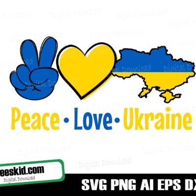 Blue and Yellow Instant Download | PNG and SVG Tree Of Life Vector Digital Download Stand with Ukraine Send love to Ukraine