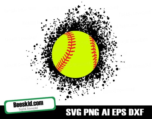 Dirt Softball, Softball SVG Files | Sports Mom Cut Files | Softball Silhouette Cut Files | Baseball SVG | Baseball Cut File Sports Clip Art