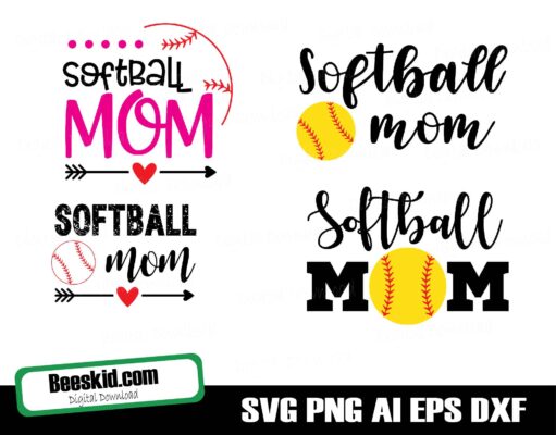 Softball Mom, Softball Svg | Softball Clipart | Softball Sport svg | Softball Png | Softball Vector | Sports Svg | Softball Player Svg |Softball Cut Files