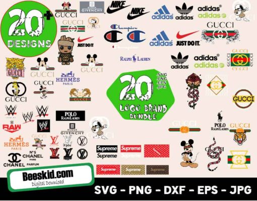 Files Fashion Brand Bundle Svg, Brand Logo Svg, Fashion Logo Svg, Fashion Design Svg, Bundle Logo Svg, Brand Design Svg, Famous Brand