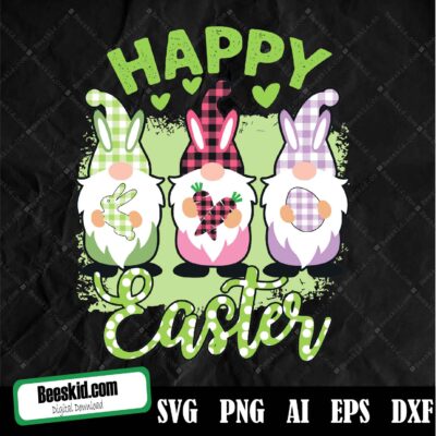 Easter Gnome Svg, Happy Easter Png, Sublimation, Digital Download Svg