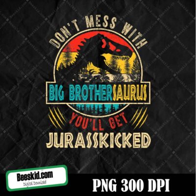 Mens Fun Distressed Big Brothersaurus, Brother Saurus Dinosaurs, Digital File Download