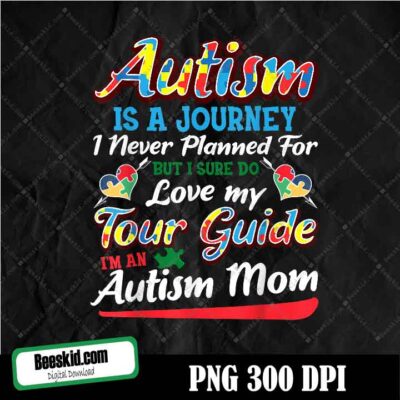 Autism is a journey design, autism png, autism awareness png, autism quote png, au-some png, autism mom png, puzzle png, autism ribbon png