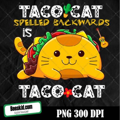 Rd Cute Cat, Tacocat Png Digital File Download