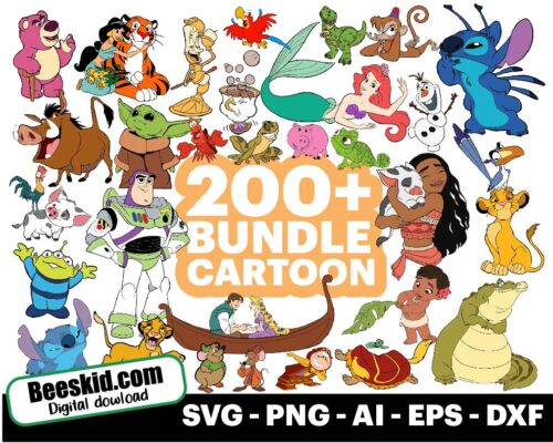 Cartoon Bundle Svg, Cartoon Svg, Carton Files, Cartoon Cutting Files, Cartoon Designs, Cartoon Svg, Cartoon Png, Cartoon Cricut Files, Instant Download