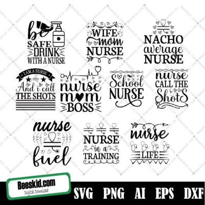 Nurse Svg Bundle, Nurse Quotes Svg, Nurse Svg Bundle, Nurse Quotes Svg, Doctor Svg, Nurse Superhero, Nurse Svg Heart, Nurse Life, Stethoscope, Cut Files For Cricut, Silhouette