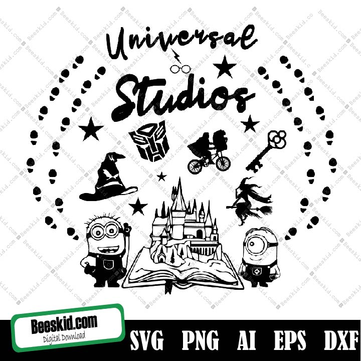 Universal Studios Family Svg Png, Family Vacation Png Universal Decal ...