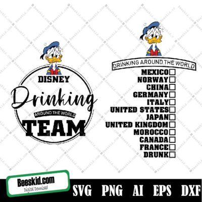 Drinking Around The World Svg, Disney Drinking Team Svg, Drinking Around The World Epcot Svg, Epcot Drink Around The World Svg