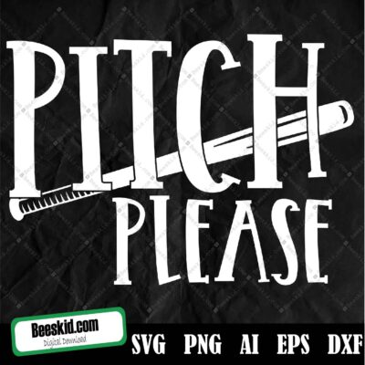Pitch Please SVG Cut File, Baseball Mom svg