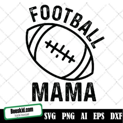Football Mama Svg, Svg Design, Football Mom, Football Shirt, Football Mama Svg, Cut File, Football Clipart,Silhouette Files, Cricut Files