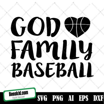 God Family Baseball Png Eps,Family Baseball Design png Cut FIle
