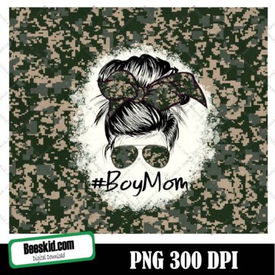 Boy Mom Camouflage Skinny Tumbler Png Png Sublimation Design Download
