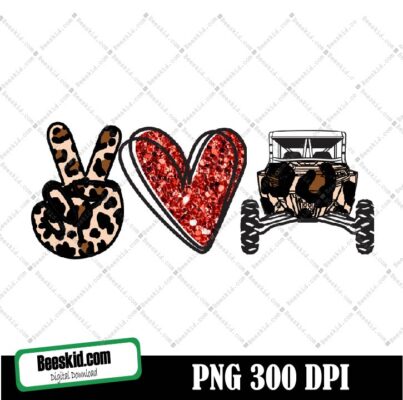 Please Love Ride Leopard Rzr, Sxs Png, Sublimation Design, Graphic, Clip Art, Digital Download