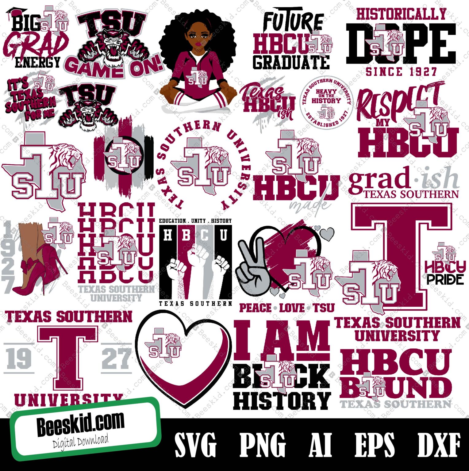 Texas Southern Svg, HBCU Svg Collections, HBCU Logo Svg, HBCU Svg ...