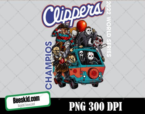 Los Angeles Dodgers Png, Sport Png, Horror Friends N B A Png, National Basketball Association, N B A halloween, N B A sublimation